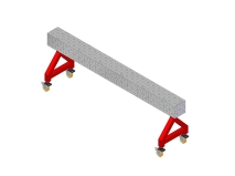 Mobilne przedłużenie stołu spawalniczego dWS01