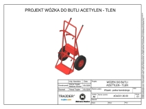 Wózek na butle tlen-acetylen